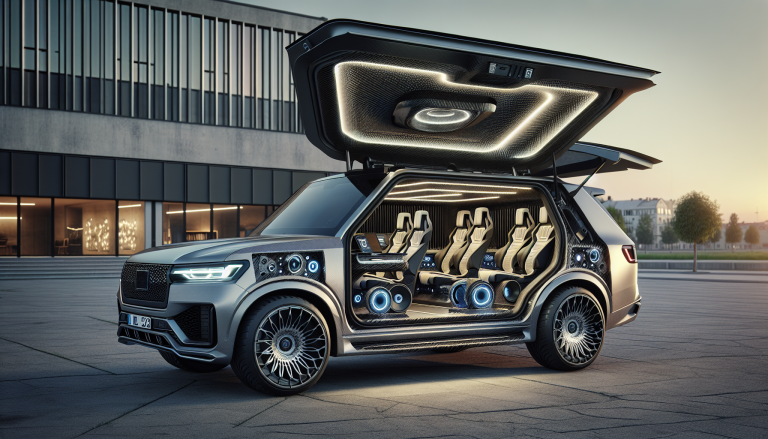 découvrez comment un 4×4 se métamorphose en salle de concert innovante grâce à des matériaux inédits, offrant une expérience sonore audacieuse et immersive.